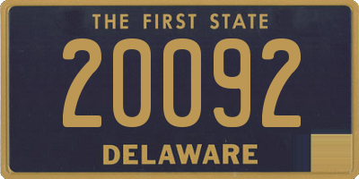 DE license plate 20092