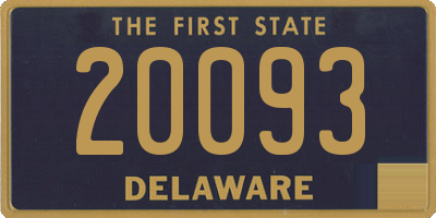 DE license plate 20093