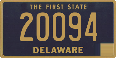 DE license plate 20094