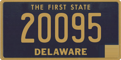 DE license plate 20095