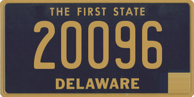 DE license plate 20096