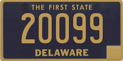 DE license plate 20099