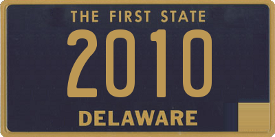 DE license plate 2010