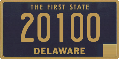 DE license plate 20100