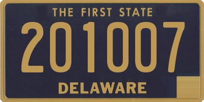 DE license plate 201007