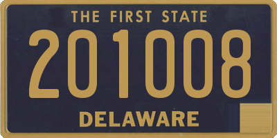 DE license plate 201008