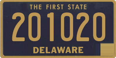 DE license plate 201020