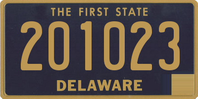 DE license plate 201023