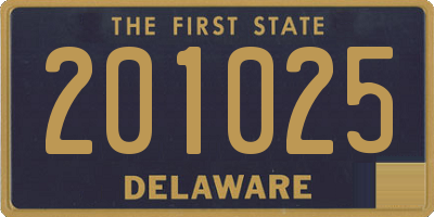 DE license plate 201025