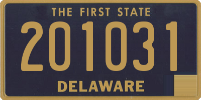 DE license plate 201031