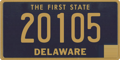 DE license plate 20105