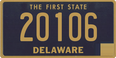 DE license plate 20106