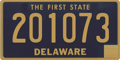 DE license plate 201073