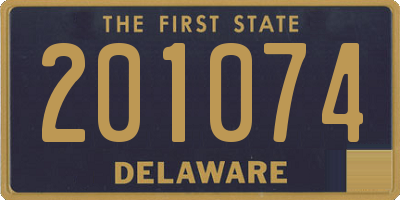 DE license plate 201074