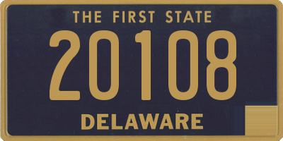 DE license plate 20108