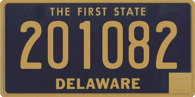 DE license plate 201082