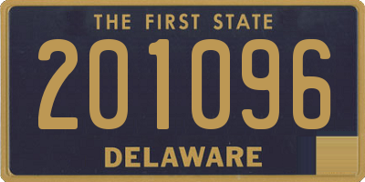 DE license plate 201096