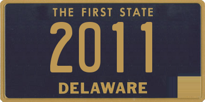 DE license plate 2011