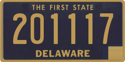 DE license plate 201117