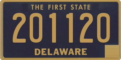 DE license plate 201120