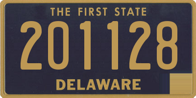 DE license plate 201128