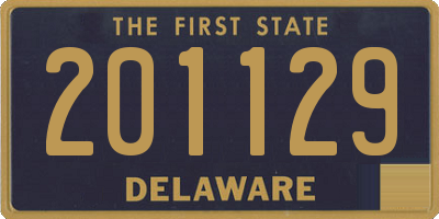 DE license plate 201129