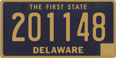 DE license plate 201148