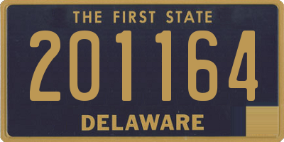 DE license plate 201164