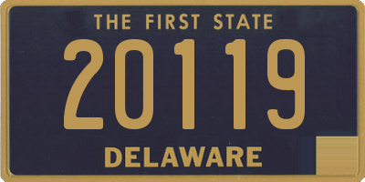 DE license plate 20119