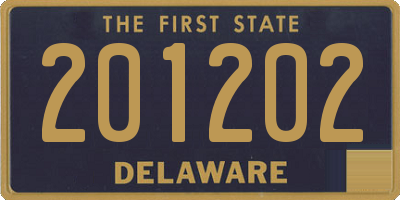 DE license plate 201202