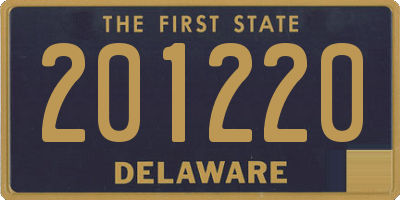 DE license plate 201220