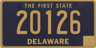 DE license plate 20126