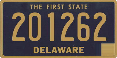 DE license plate 201262