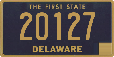 DE license plate 20127