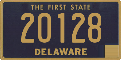 DE license plate 20128