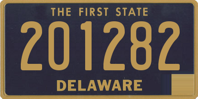 DE license plate 201282