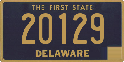 DE license plate 20129