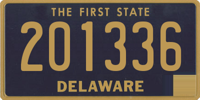 DE license plate 201336