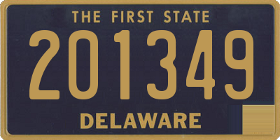 DE license plate 201349