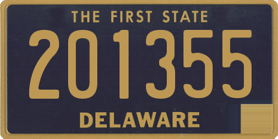 DE license plate 201355