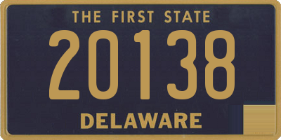 DE license plate 20138