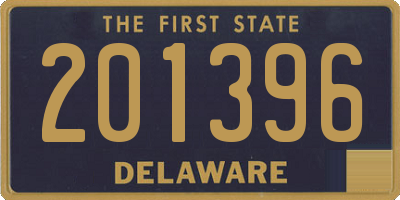 DE license plate 201396