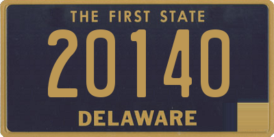 DE license plate 20140