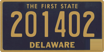 DE license plate 201402