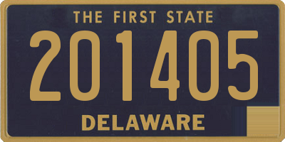 DE license plate 201405