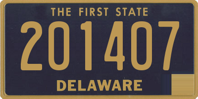 DE license plate 201407