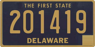 DE license plate 201419