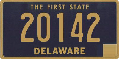 DE license plate 20142