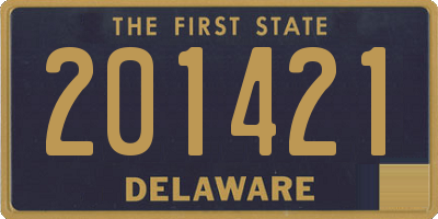 DE license plate 201421