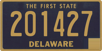 DE license plate 201427